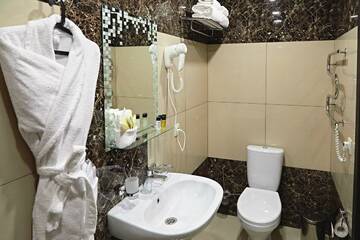 Фото номера 1-местный номер стандарт Гостиница Белая Акация г. Курск 8